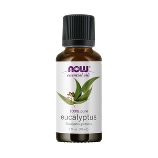 NOW Essential Oils, Eucalyptus Oil, Clarifying Aromatherapy Scent, Steam Distilled, 100% Pure, Vegan, 30 ml