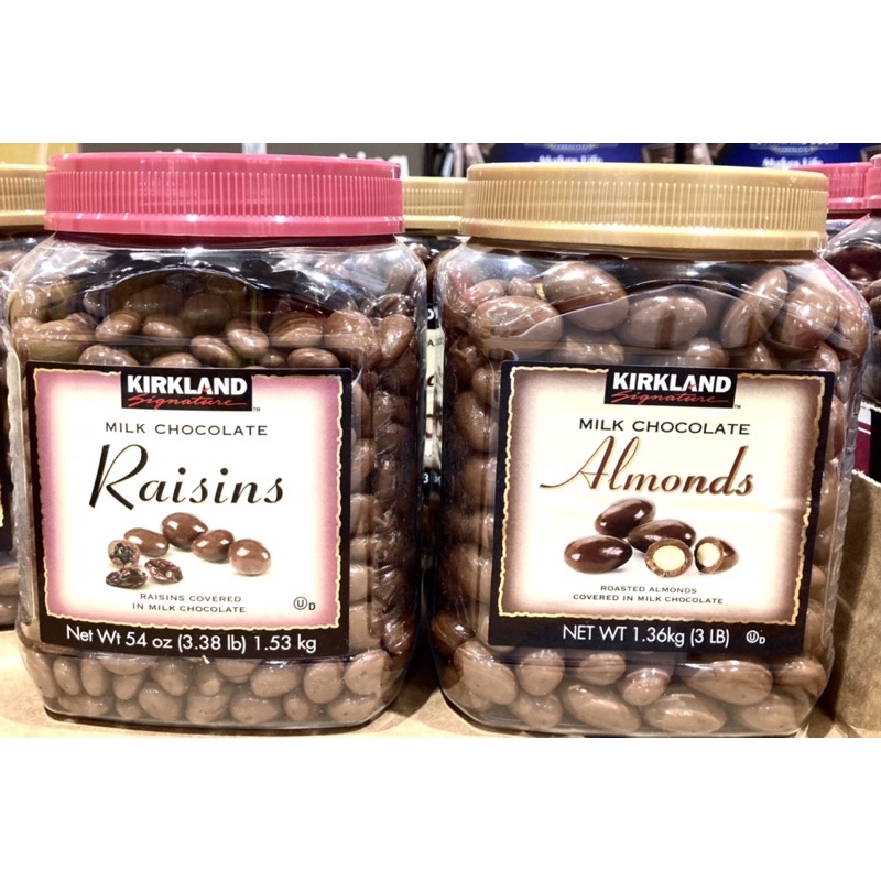 COSTCO Daigou Kirkland Signature Raisins/Almond Chocolate Shopee