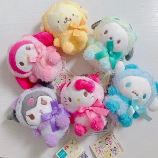 [Sanrio, READY STOCK] Japanese furyu scenery product Sanrio small pendant keychain, Melody,  Kuromi,  Keroppi,  Cinnamoroll
