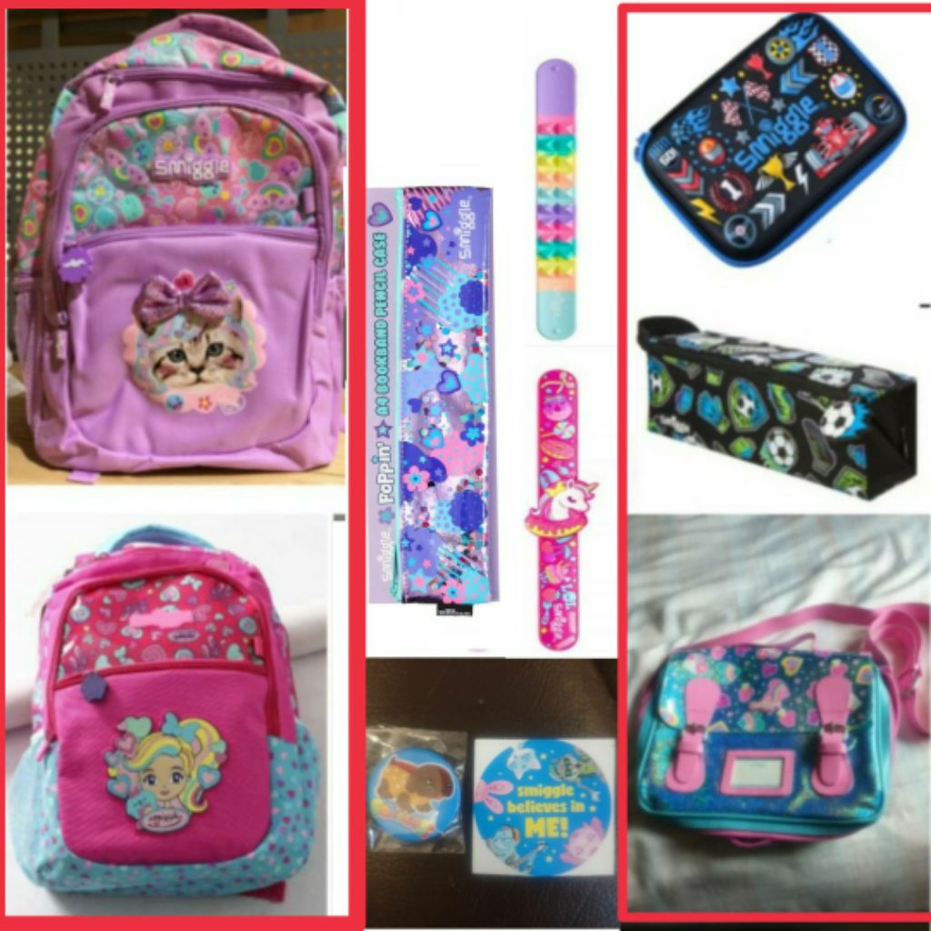 smiggle book bags