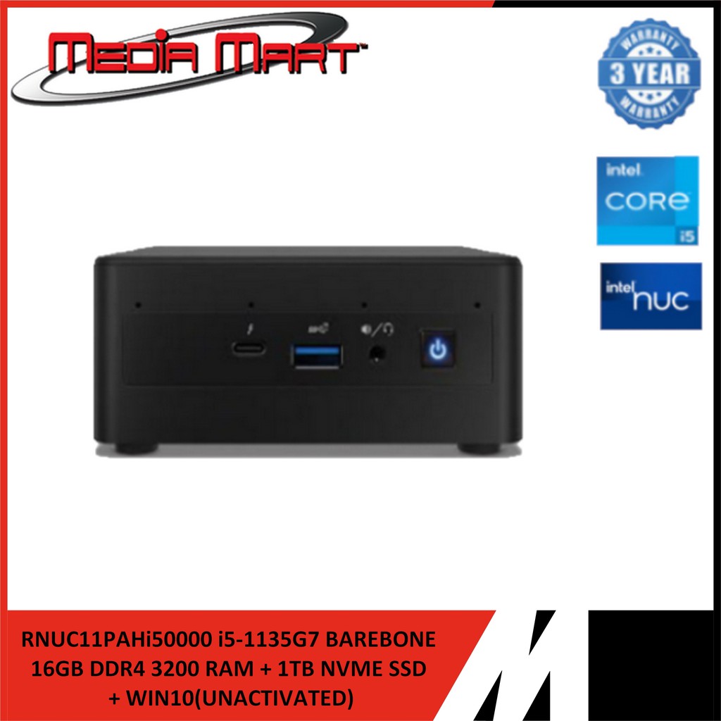 Intel Nuc Performance Kit Rnuc Pahi Pahi Z I G Gb Ddr Ram Tb Nvme