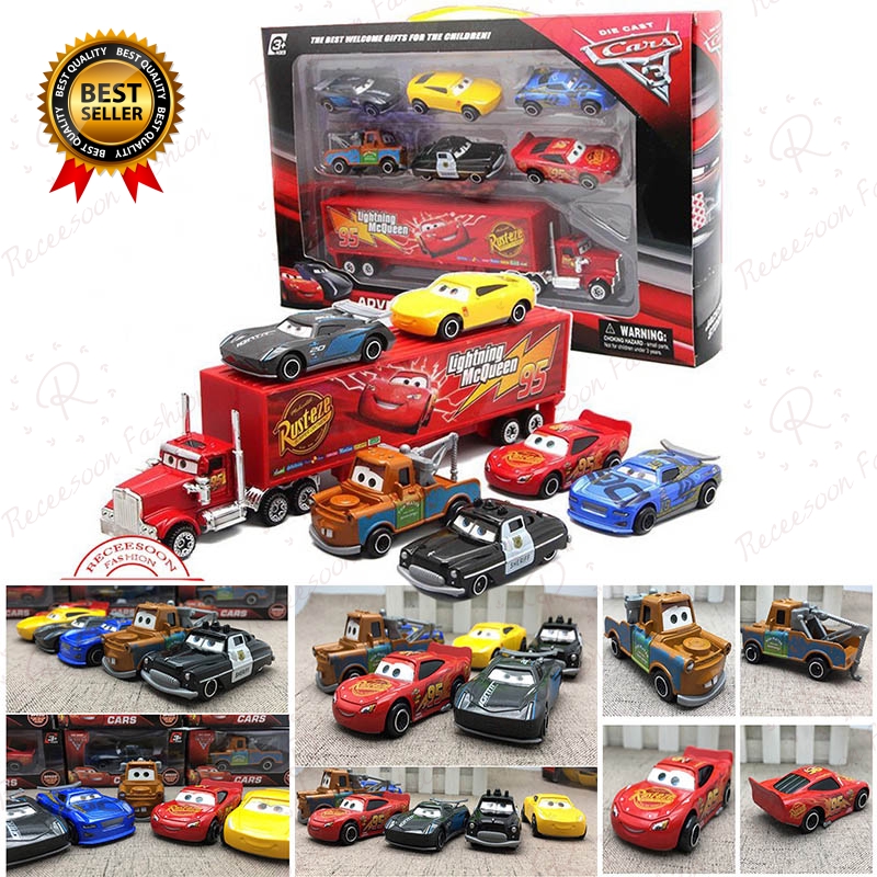 toy metal cars and trucks