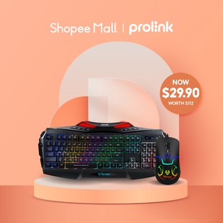Prolink X Shopee Brand Box (Gaming keyboard and mouse) worth SGD112