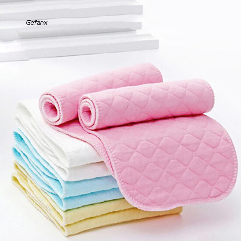 10 Layers Cloth Cotton Baby Inserts Nappy Liners Diapers Reusable Washable White