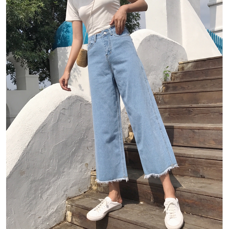 loose denim pants