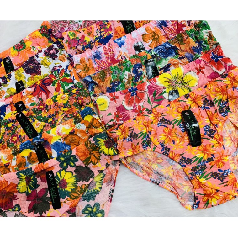 COD 6Pieces Floral Women's Panty Underwear S- M-L-XL-XXL