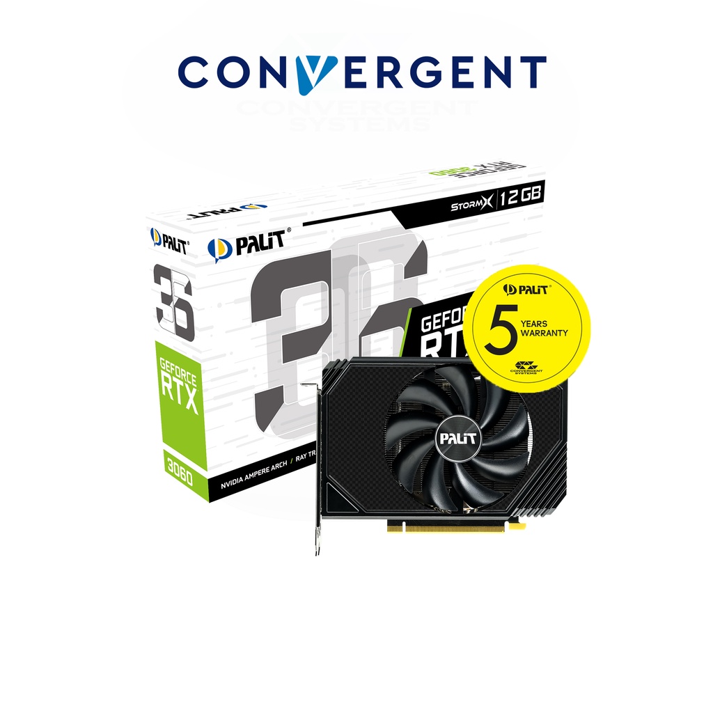 Palit GeForce RTX 3060 StormX 12GB GDDR6 Graphics Card LHR (Register ...