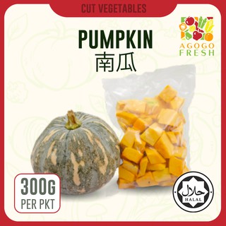 [Agogo Fresh - Cut Vegetables] D26 Pumpkin 南瓜 (300g)