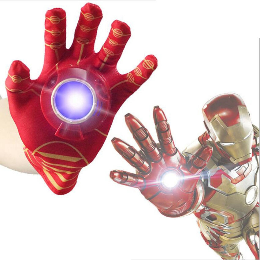 Superhero Marvel Avengers Launchers Gloves MASK Spiderman Game Kids Toy Gift NEW 