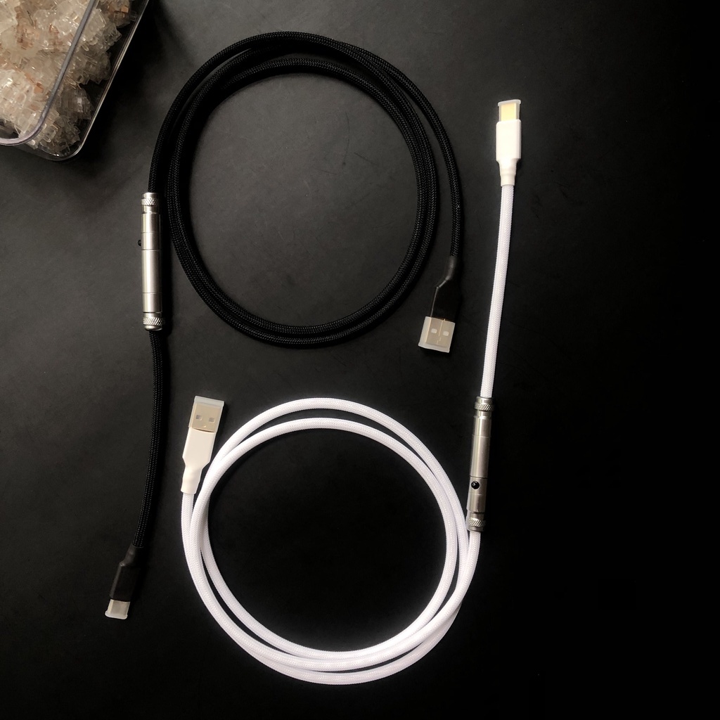 Spacekeys Straight Cables Custom Mechanical Keyboard USB Type C Double