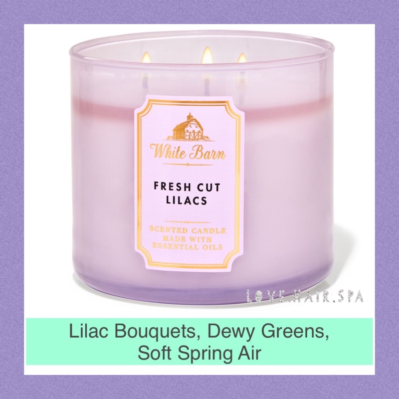 fresh cut lilac candle bath and body works