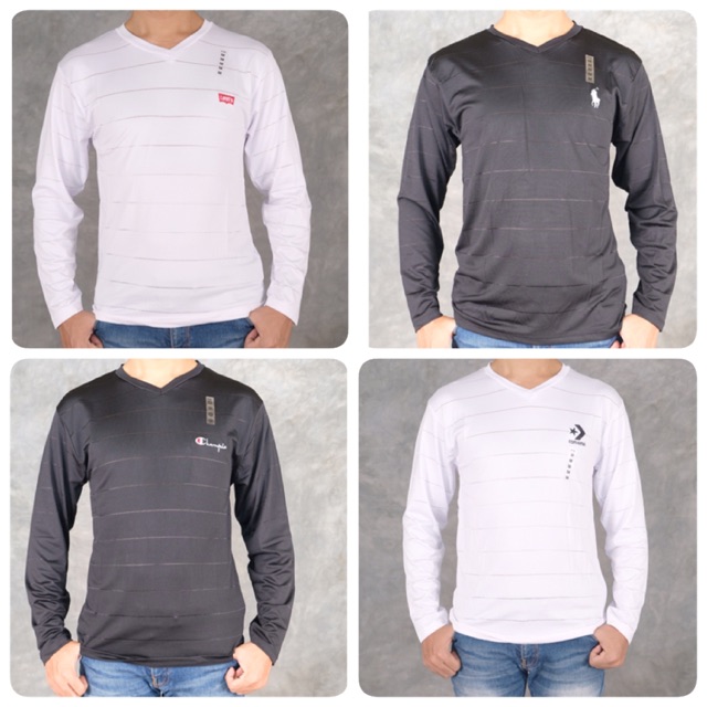 red spandex long sleeve shirt