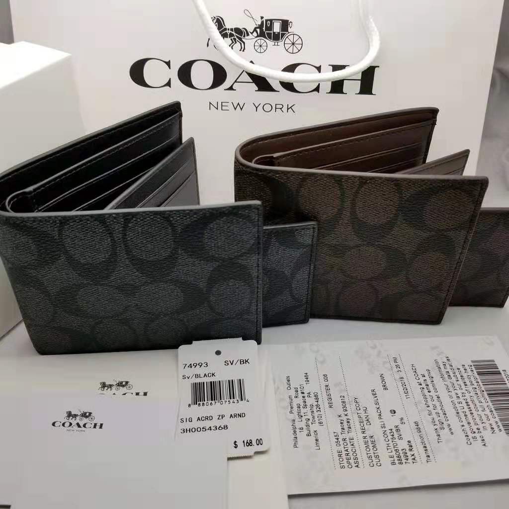 male coach wallet