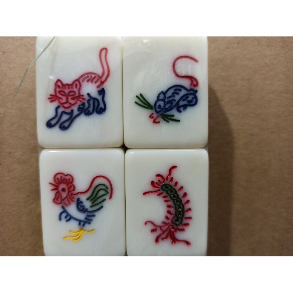 SUPER A1 SIZE 40MM High Quality SINGAPORE USE Premium Mahjong Set 2 Tone  Made in Hong Kong (Free delivery) | Shopee Singapore