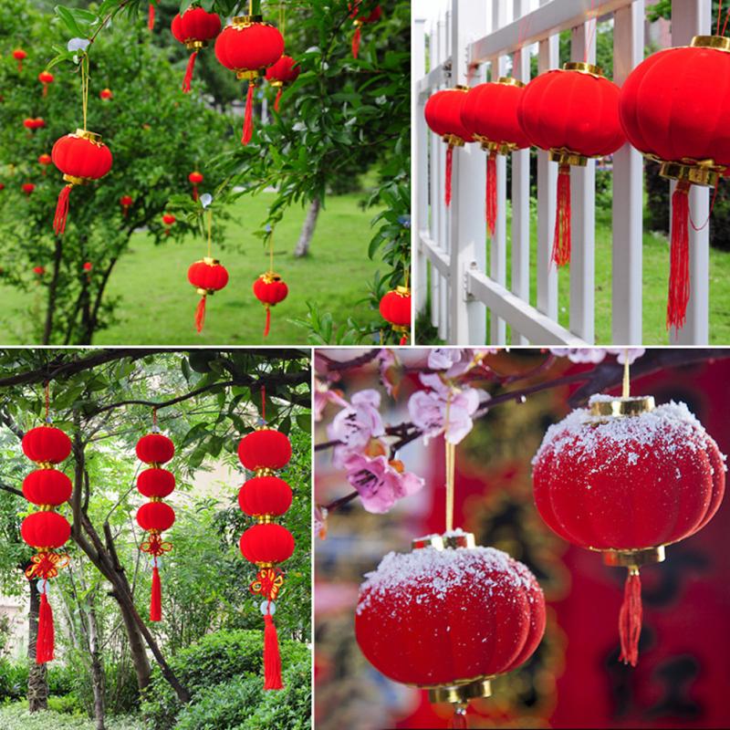 Hanging Lantern Traditional Chinese Red Small Spring Festival Party 
