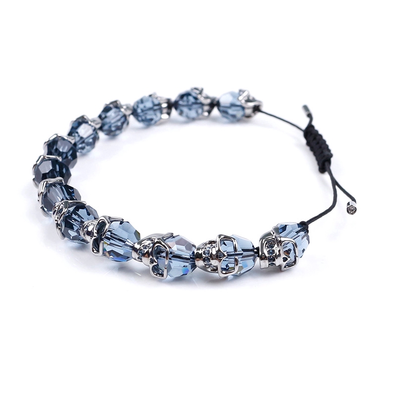 skull swarovski bracelets