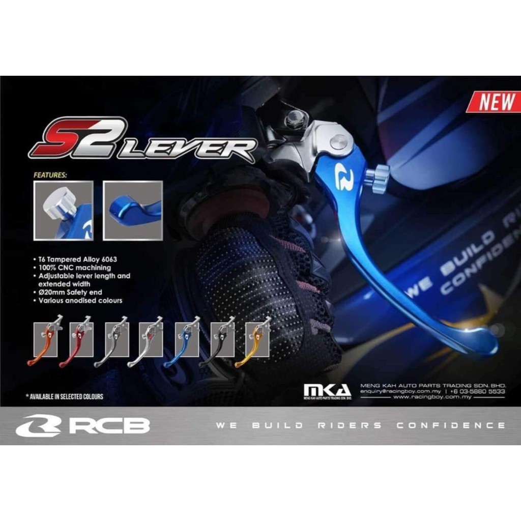 Rcb Racing Boy Alloy Lever Set S2 Lc5s Y15zr Y15 Yamaha Mxking Sniper150 Shopee Singapore