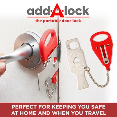 Sg Seller Addalock Door Hardware Portable Tool Safety Security Privacy Travel Hotel Home Shopee Singapore