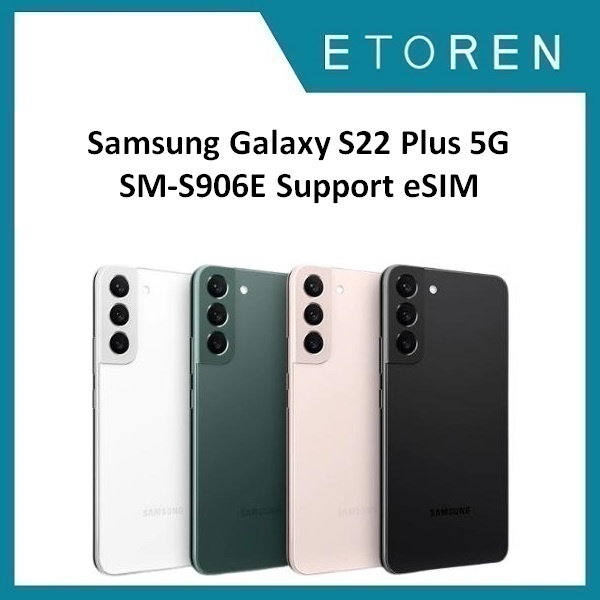 Samsung Galaxy S22 Plus 5G SM-S906E Dual Sim 128GB Phantom Black/White ...