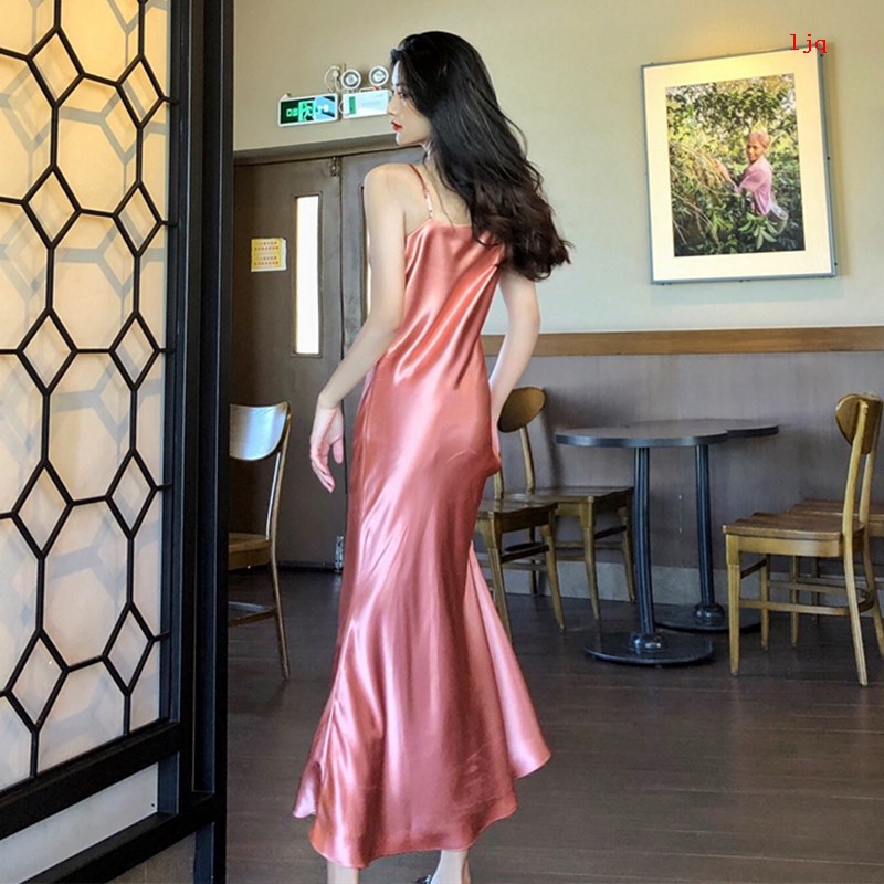 long satin camisole