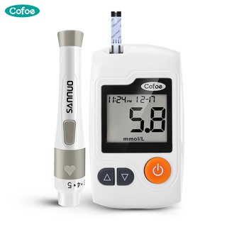 [Ready Stock]Cofoe Yili Intelligent Blood Glucose Meter Diabetes Monitor Glucometer Sugar Test Monitor with Lancet Pen