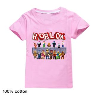 2020 Summer New Boy Roblox Printing T Shirts Clothing Baby Girl Short Sleeve Cartoon Tees Tops Kids T Shirt Clothes Shopee Singapore - 2019 new summer top roblox children short sleeve fortnight t