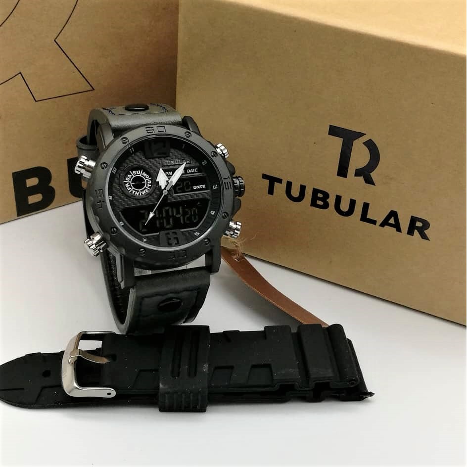 Original Tubular Men S Dual Function Watches Shopee Singapore