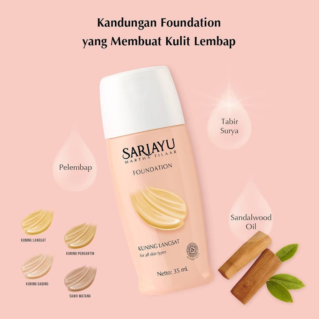 sariayu liquid foundation