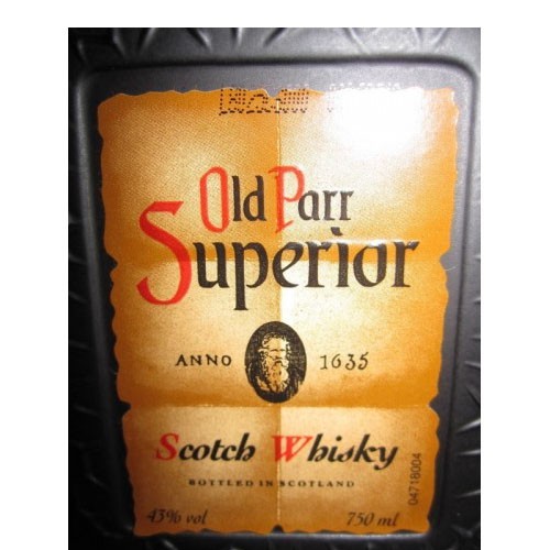 Old Parr Superior Blended Scotch Whisky 750ml Shopee Singapore