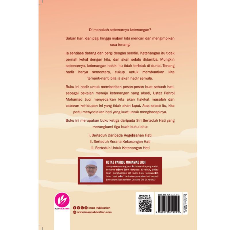 Please Book For Quiet Heart Iman Publication Pahrol Mohamad Juoi Shopee Singapore