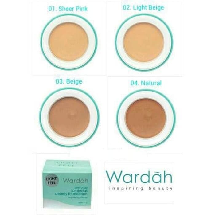 wardah liquid foundation luminous