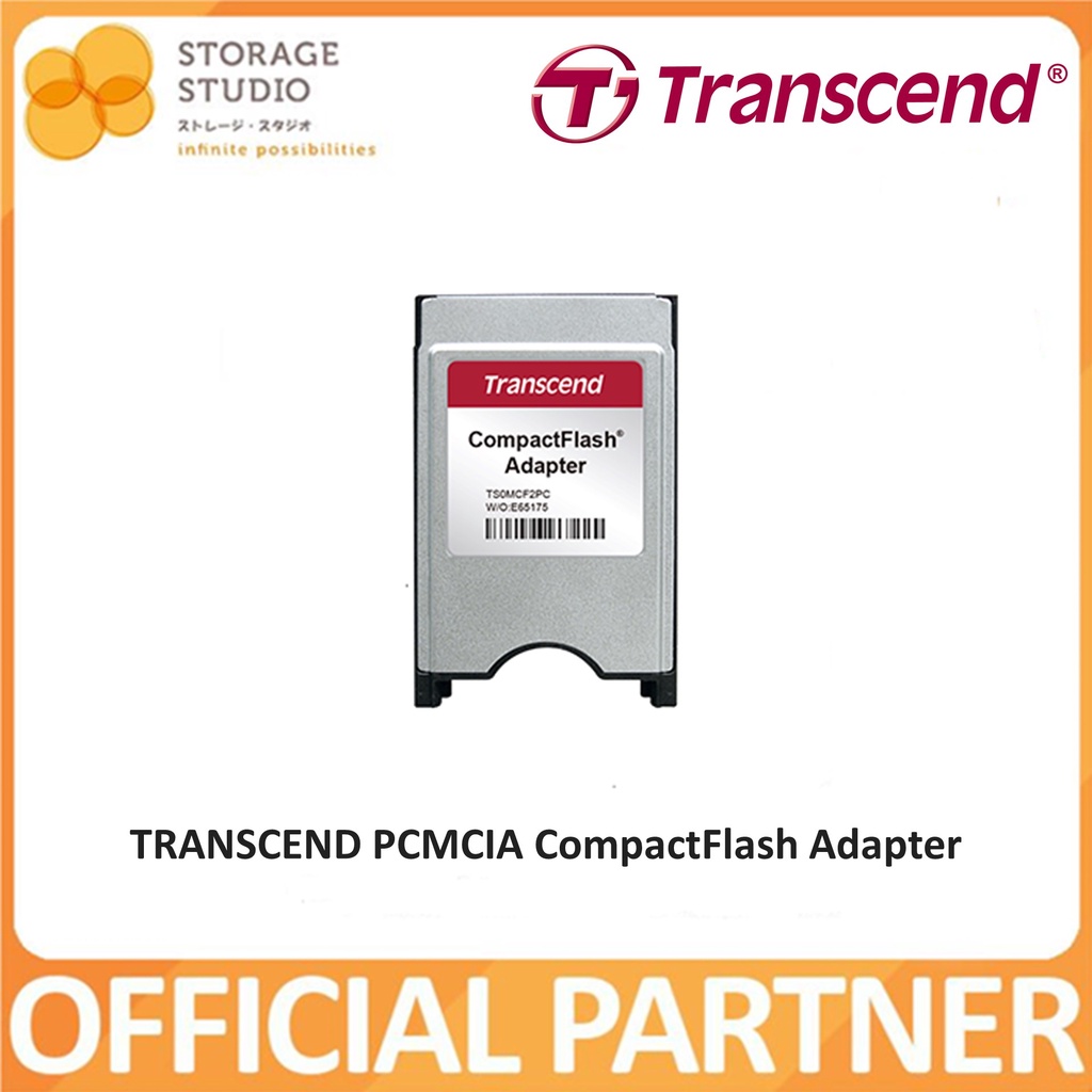 Transcend Pcmcia Compactflash Adapter Singapore Local 1 Year Warranty Shopee Singapore 5436