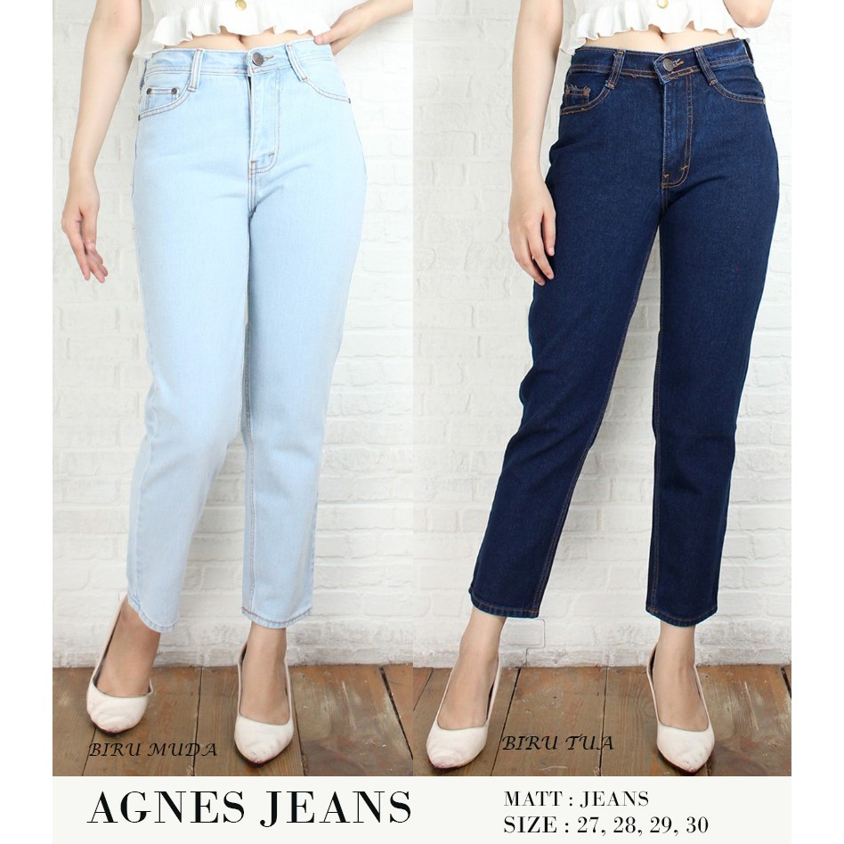 jeans size length x width