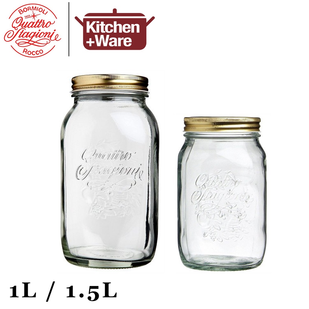 Italian Mason Jar / Glass Jar / Made in Italy Shopee Singapore