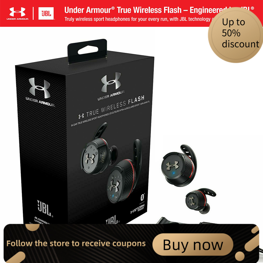 jbl under armour flash true wireless sport headphones