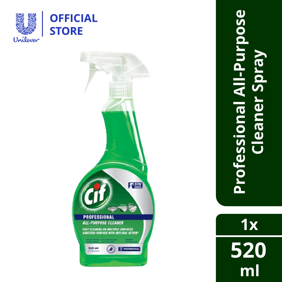 CIF Professional AllPurpose Cleaner Spray 520ml Shopee Singapore