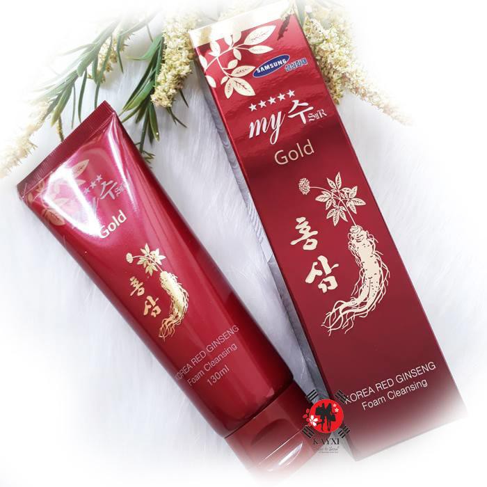 korean red ginseng foam cleansing