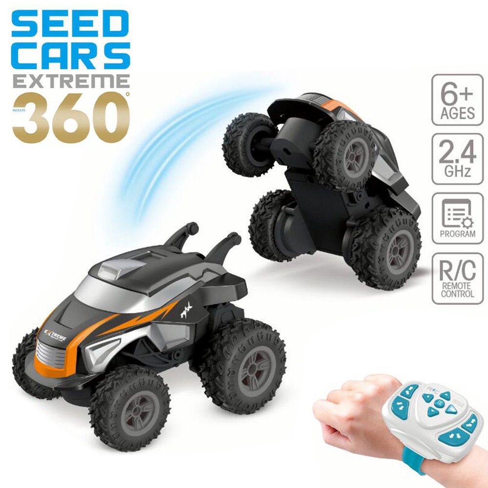 360 degree rotating toy car