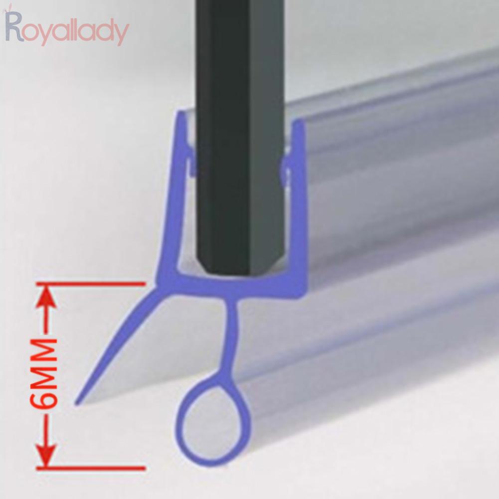 2pcs 50cm Shower Seal Door Seal PVC Replacement Seal Rubber Strip Shower Transparent