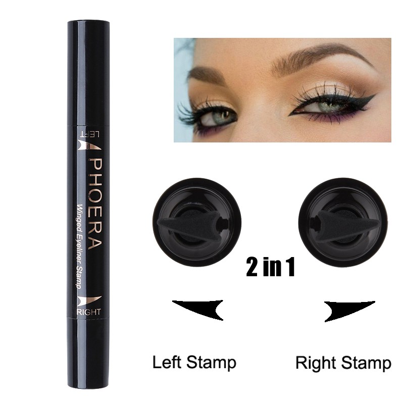 Eyeliner Pencils Cat Eye Makeup Sexy Liners Double End Winged Eyeliner Stamp Waterproof Liquid Eye Liner Enhancer Tattoo Shopee Singapore