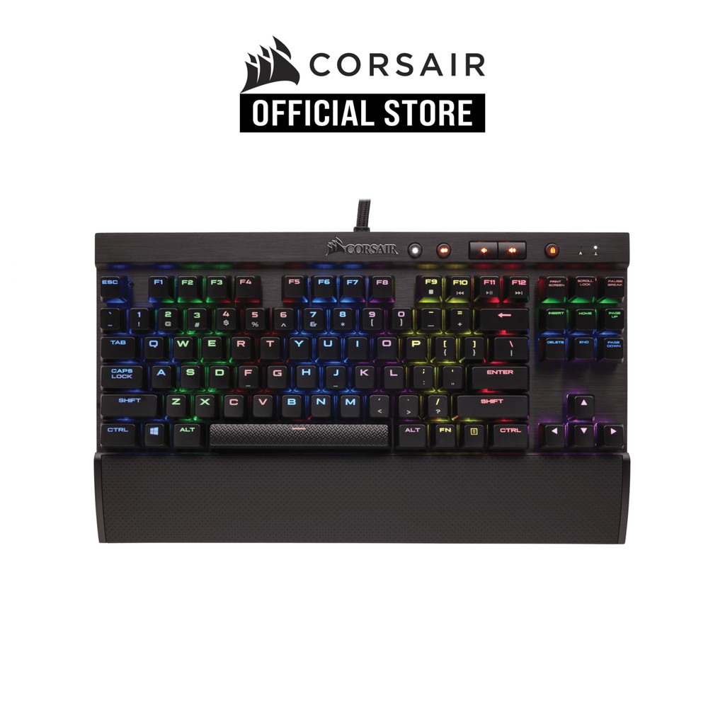 Corsair Gaming K65 Rgb Rapidfire Mechanical Gaming Keyboard Cherry Mx Speed Rgb Shopee Singapore
