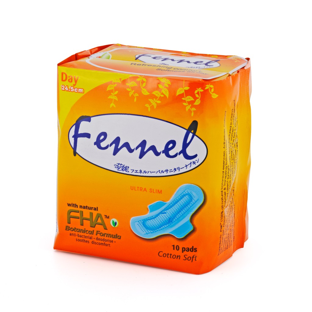 Fennel Herbal Day Ultra Slim Sanitary Pad Antibacterial 🔰 Deodorize 🌼