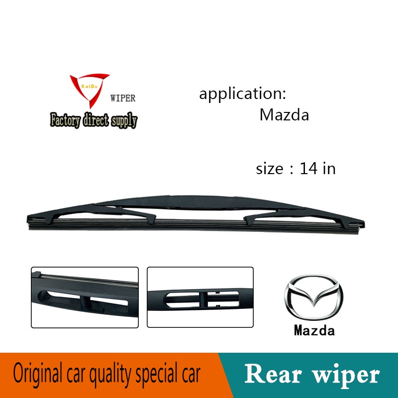 Mazda rear wiper Mazda 2 Mk.1 rear wiper Mazda 2 Mk.2 rear window wiper