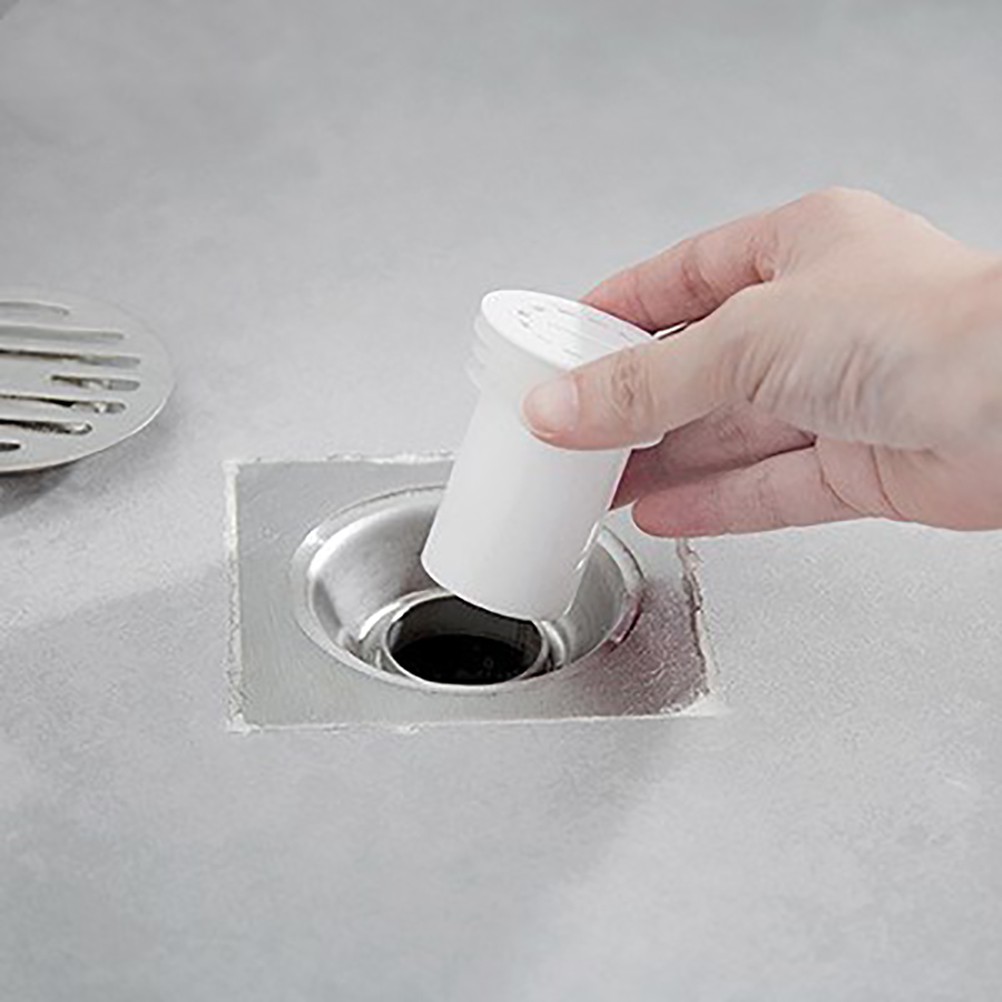 Smell Proof Floor Drain Cover Sink Strainer Bathroom Plug Trap Drain