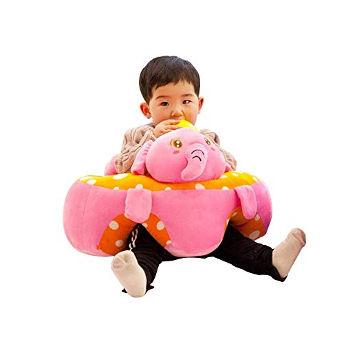 Baby Learning To Sit Support Seat Soft Plush Toys Sofa for Babies from 3-12 Months Baby,A Prevenire Rollover And Keep Sit Posture Baby Floor Seat 