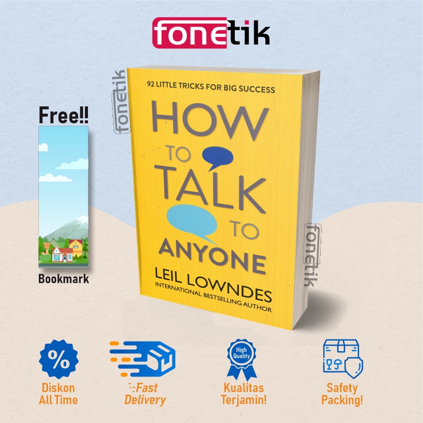 How to Talk to Anyone Leil Lowndes (English Version) Shopee Singapore