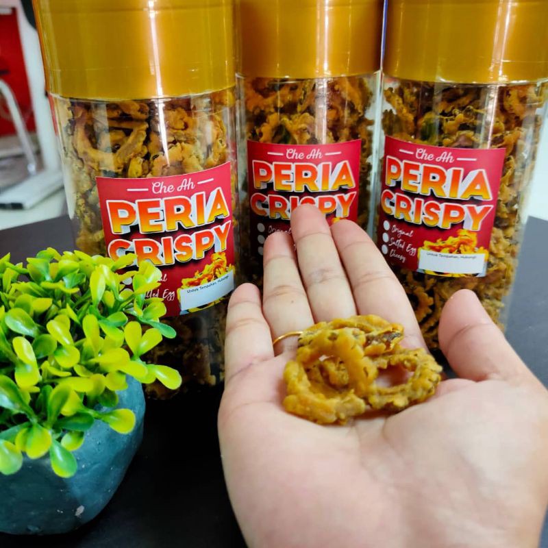 Shop Malaysia Che Ah Kerepek Peria Goreng Crispy Spicy Only Shopee Singapore