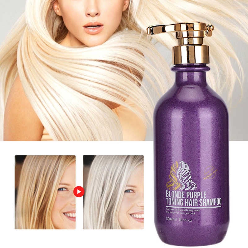 Boda Purc Blond Hair Bleached Shampoo Blonde Toning Purple Care Styling Tool Shopee Singapore