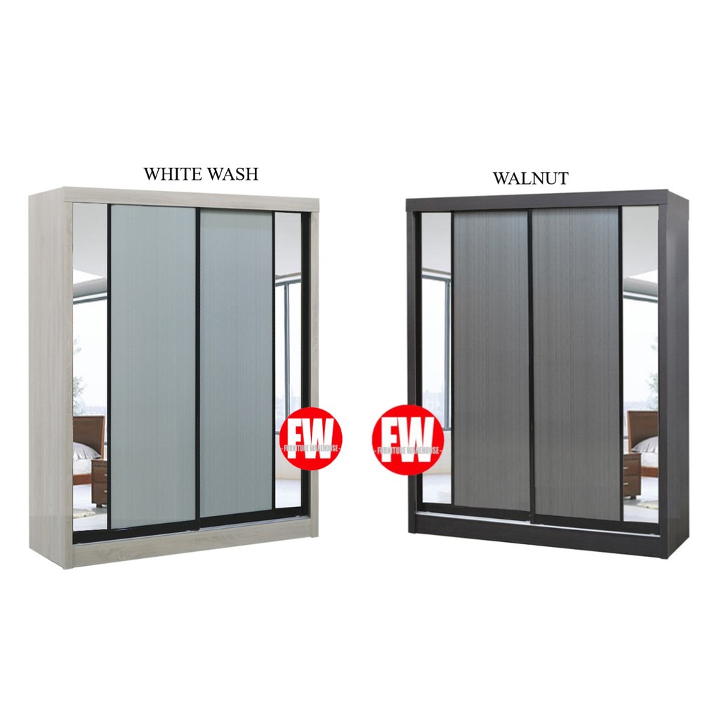 5FT SLIDING WARDROBE / 5 FT SLIDING DOOR WARDROBE (FREE INSTALLATION