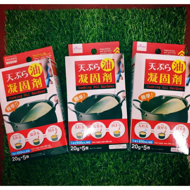 Viral Product Daiso Cooking Oil Hardener Pengeras Minyak Ready Stock Shopee Singapore